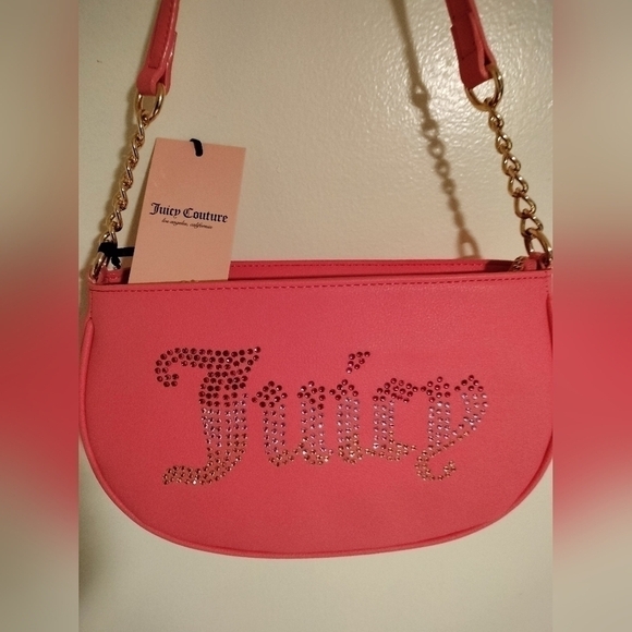 Juicy Couture Handbags - Juicy Couture Pink Lemonade Shoulder Handbag